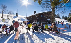 Winterpause an der Krunkelbach-Htte auf 1.294 Meter oberhalb des Bernauer Hochtals. Foto: Michael Arndt.