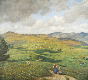 Hans-Thoma-Kunstmuseum Gemaelde Hans Thoma Blick ins Tal 1904.jpg