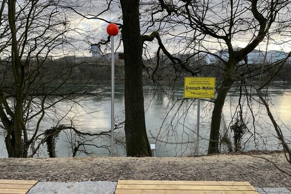 S�dlichster Punkt Baden-W�rttembergs Bildnachweis: Mit freundlicher Genehmigung der Gemeinde Grenzach-Wyhlen
