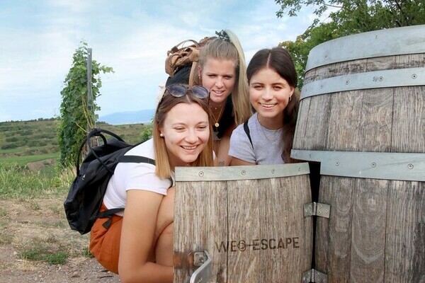 Outdoor Escape - In Vino Veritas Bildnachweis: Mit freundlicher Genehmigung von We-Escape Outdoor Escape - In Vino Veritas Bildnachweis: Mit freundlicher Genehmigung von We-Escape