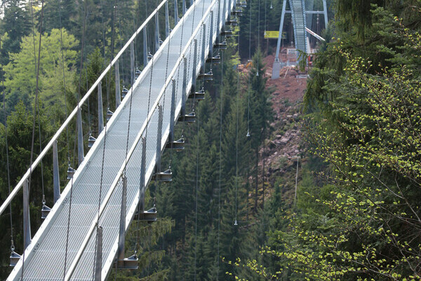 Wildline Hängeseilbrücke Bildnachweis: Hotel Rothfuss Bad Wildbad Wildline Hängeseilbrücke Bildnachweis: Hotel Rothfuss Bad Wildbad